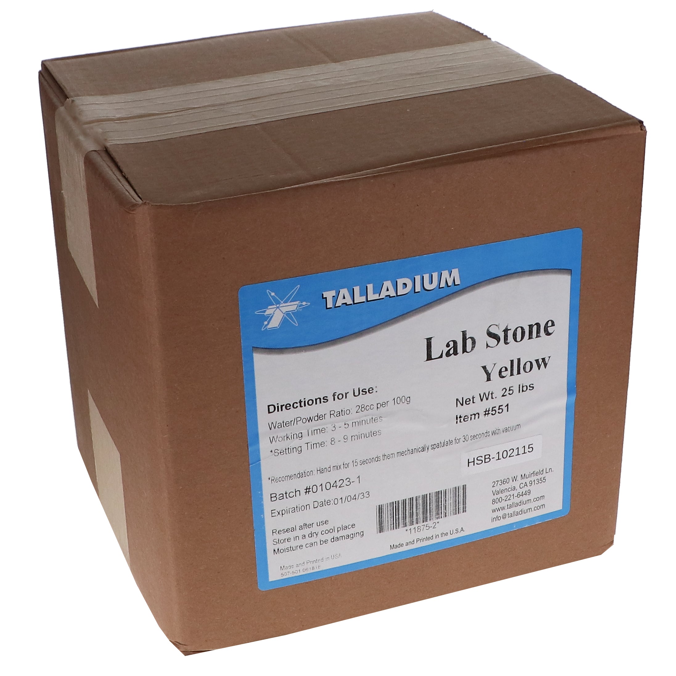 House Brand Dentistry Dental Labstone Yellow Buff 3-5 Work 8-9 Set 25 Lb House Brand Dentistry Dental Labstone Yellow Buff 3-5 Work 8-9 Set 25 Lb
